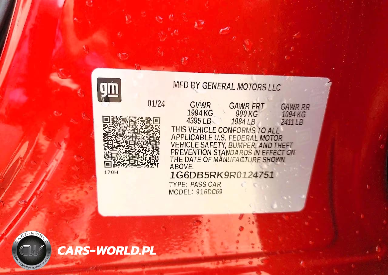 2024 Cadillac Ct4 Premium Luxury VIN:1G6DB5RK9R0124751 - 12
