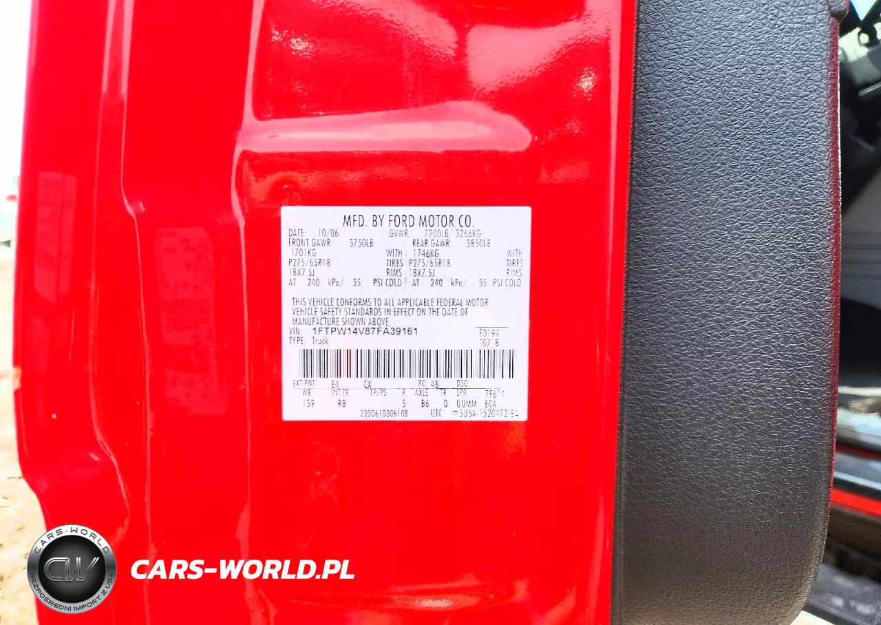 2007 Ford F150 Supercrew VIN:1FTPW14V87FA39161 - 12