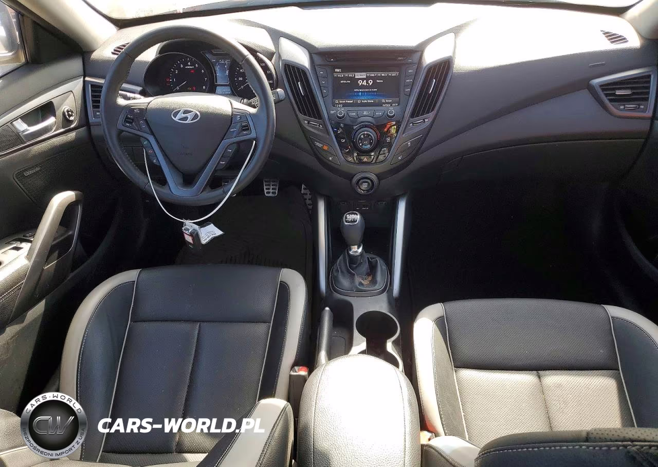 2013 Hyundai Veloster Turbo VIN:KMHTC6AE7DU087228 - 8