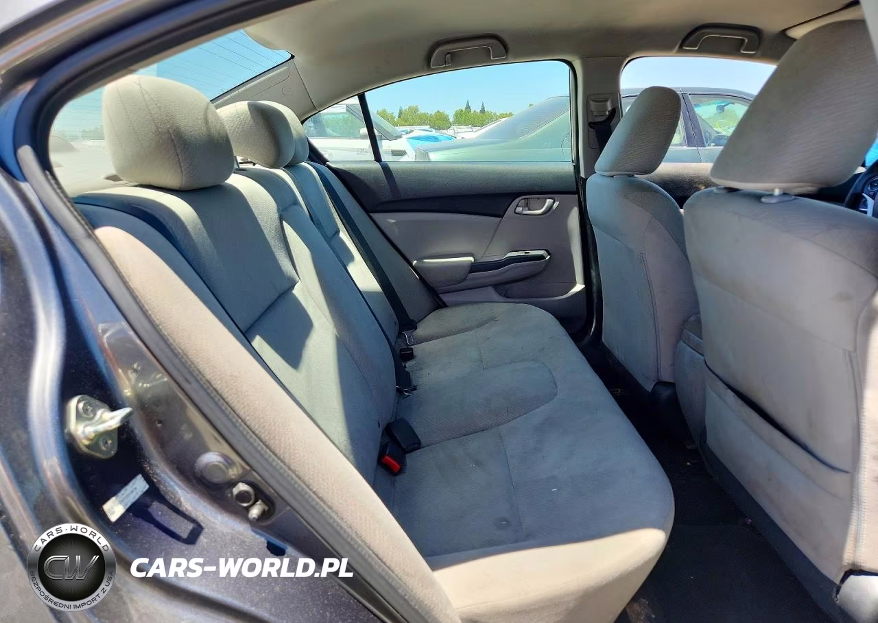 2013 Honda Civic Lx VIN:19XFB2F53DE088736 - 10