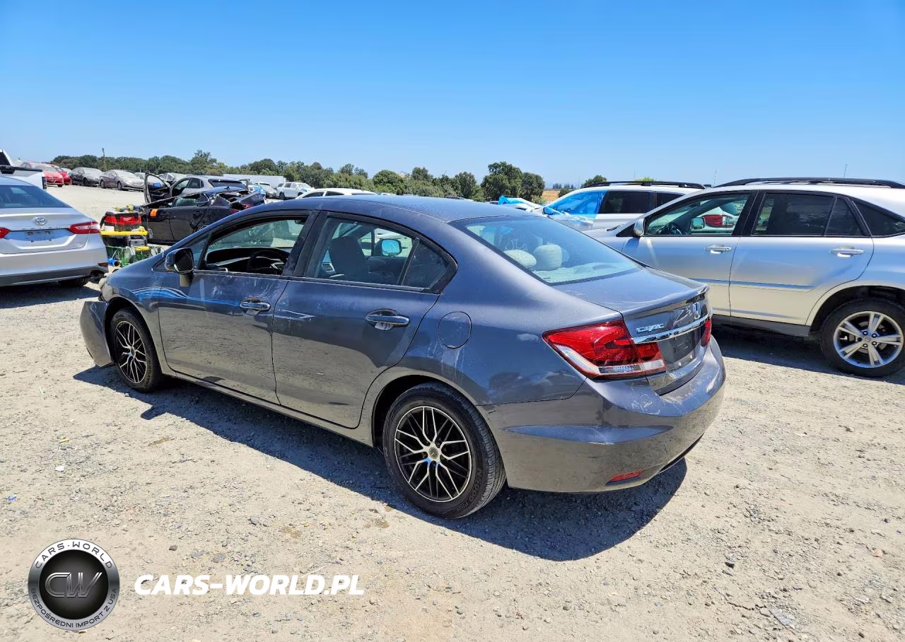 2013 Honda Civic Lx VIN:19XFB2F53DE088736 - 2