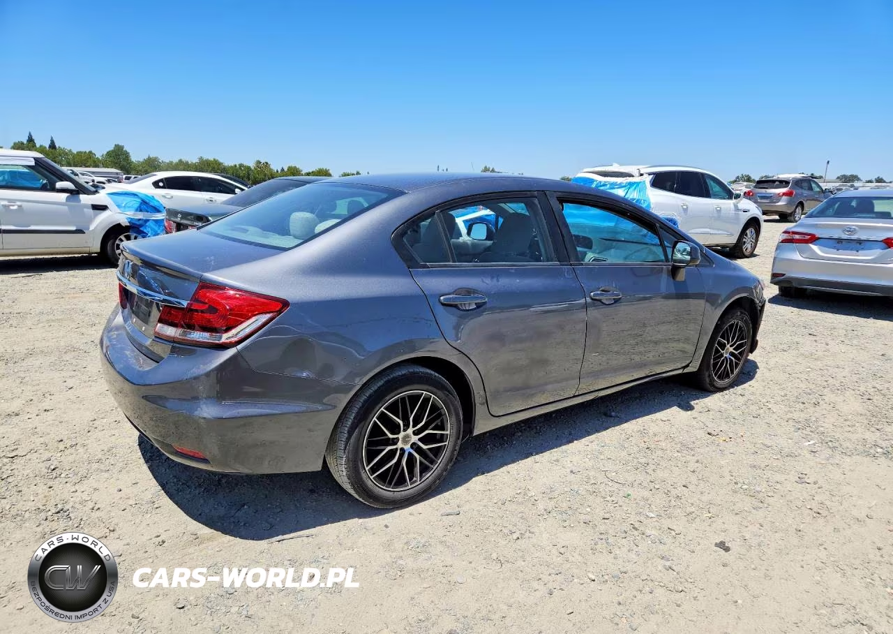 2013 Honda Civic Lx VIN:19XFB2F53DE088736 - 3