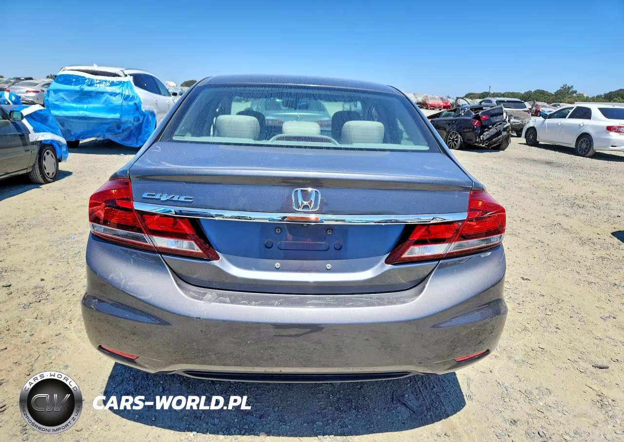 2013 Honda Civic Lx VIN:19XFB2F53DE088736 - 6