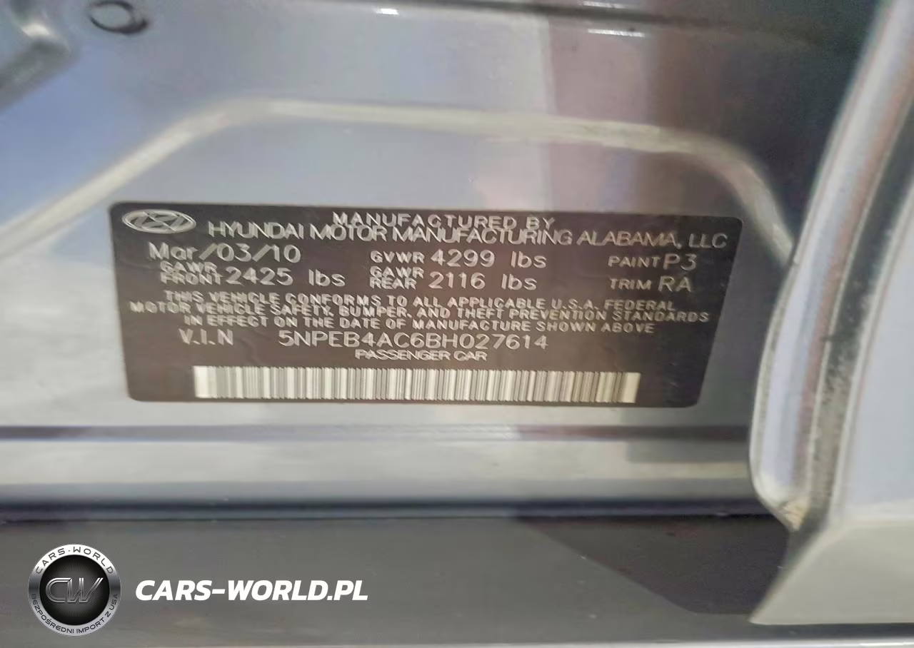 2011 Hyundai Sonata Gls VIN:5NPEB4AC6BH027614 - 12