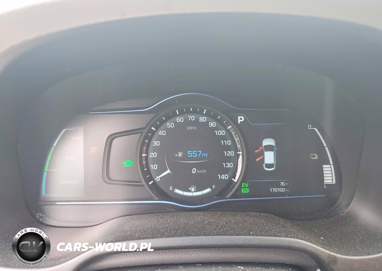 2017 Hyundai Ioniq Sel VIN:KMHC75LC2HU021914 - 9