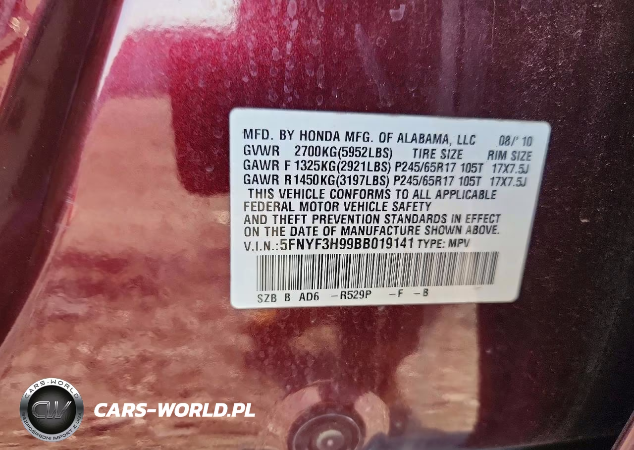 2011 Honda Pilot Touring VIN:5FNYF3H99BB019141 - 12