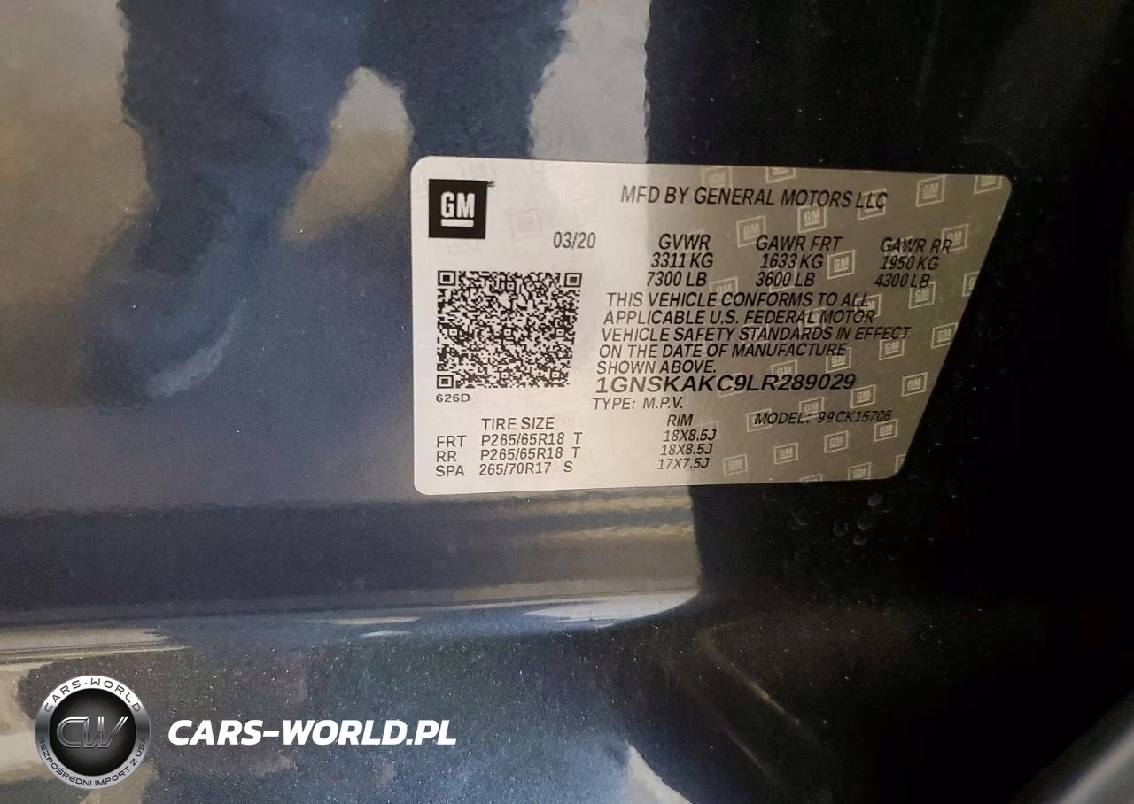 2020 Chevrolet Tahoe K1500 Ls VIN:1GNSKAKC9LR289029 - 13