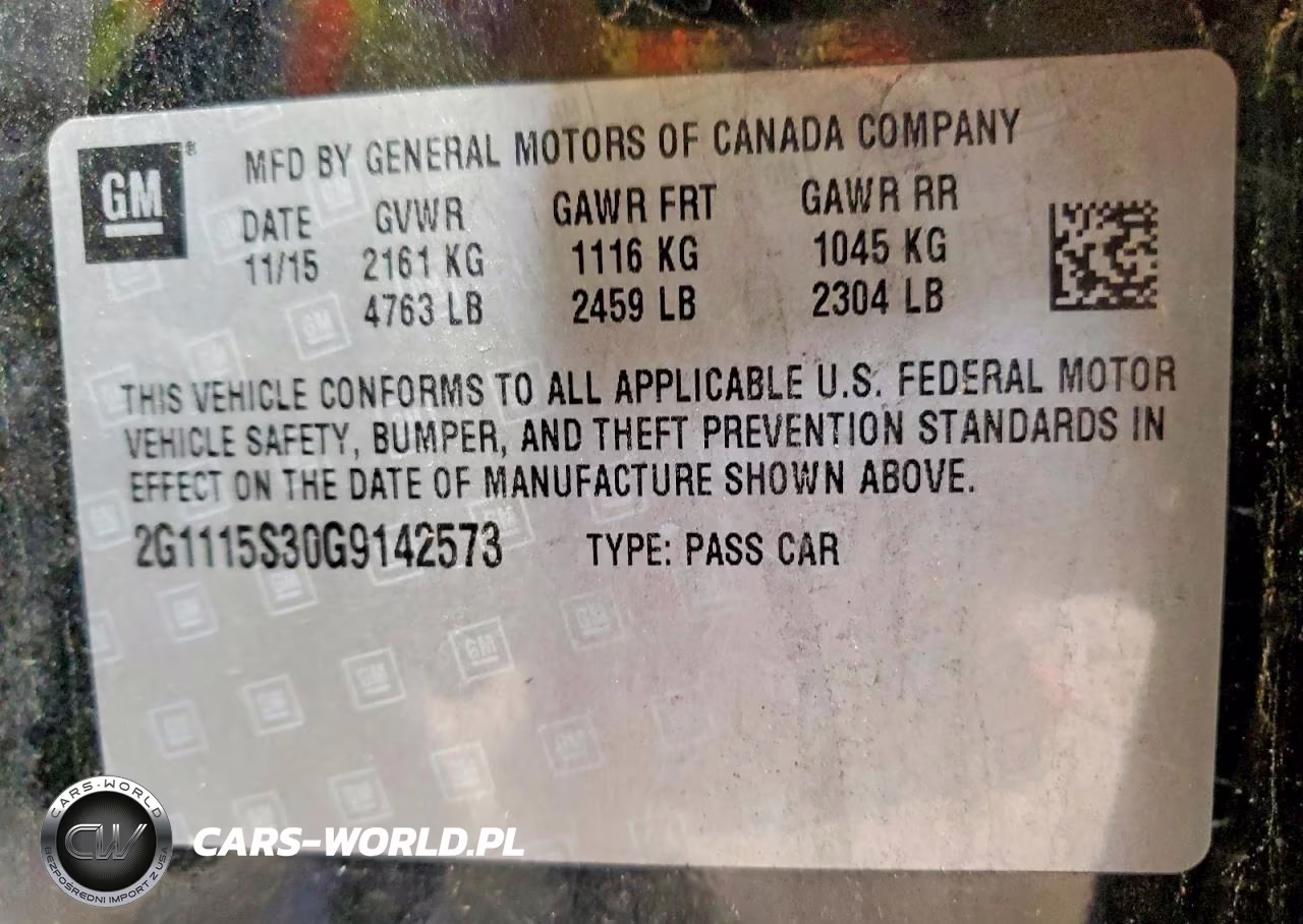 2016 Chevrolet Impala Lt VIN:2G1115S30G9142573 - 13