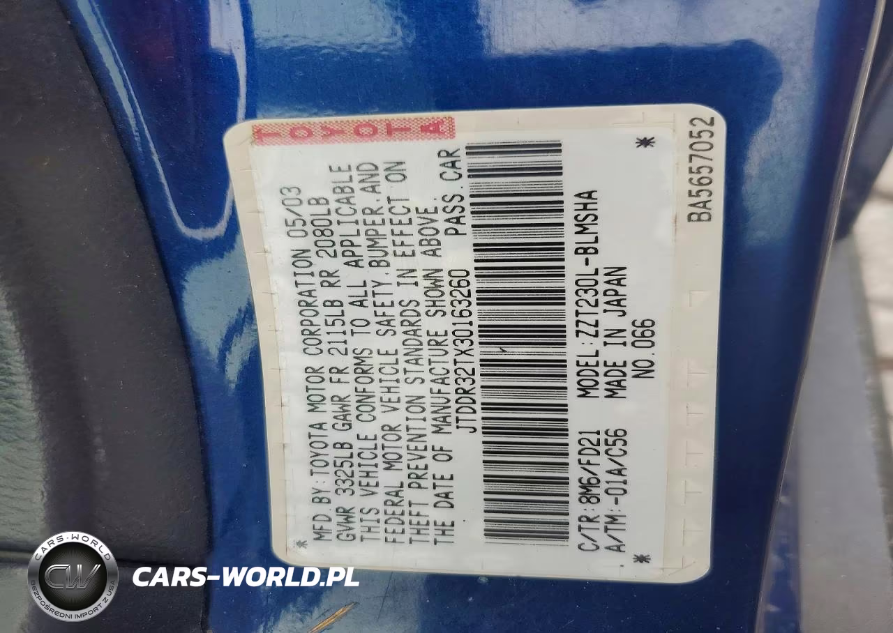 2003 Toyota Celica Gt VIN:JTDDR32TX30163260 - 12