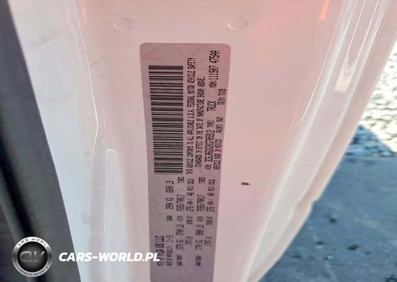 2019 Ram 1500 Classic Tradesman VIN:3C6JR6DG2KG705912 - 12