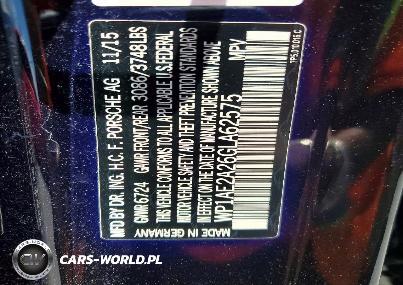 2016 Porsche Cayenne Se Hybrid VIN:WP1AE2A26GLA62575 - 13