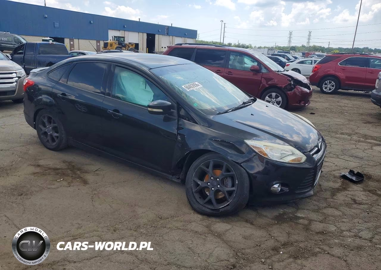 2014 Ford Focus Se VIN:1FADP3F28EL320816 - 4