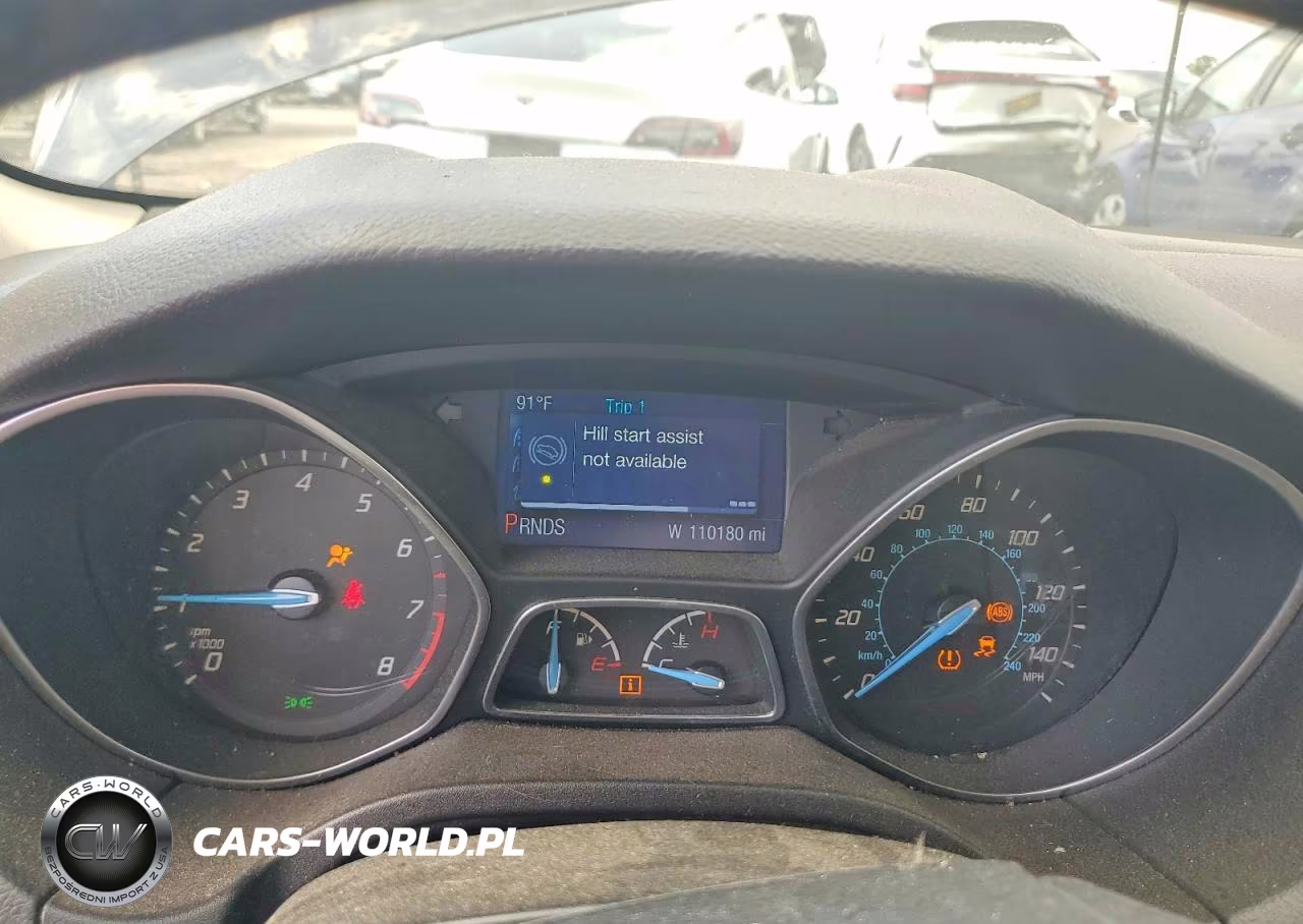 2014 Ford Focus Se VIN:1FADP3F28EL320816 - 9