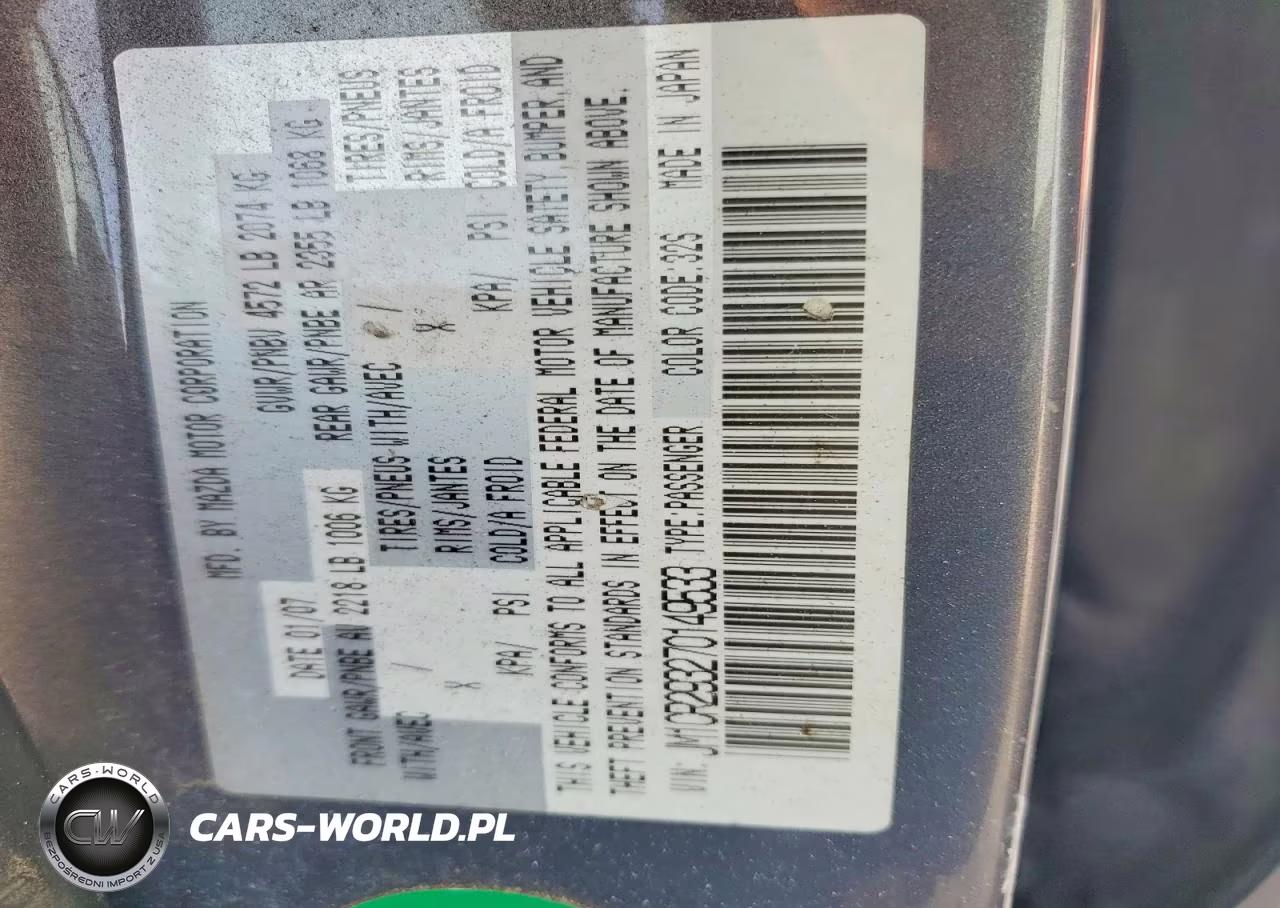 2007 Mazda 5 VIN:JM1CR293270149533 - 13