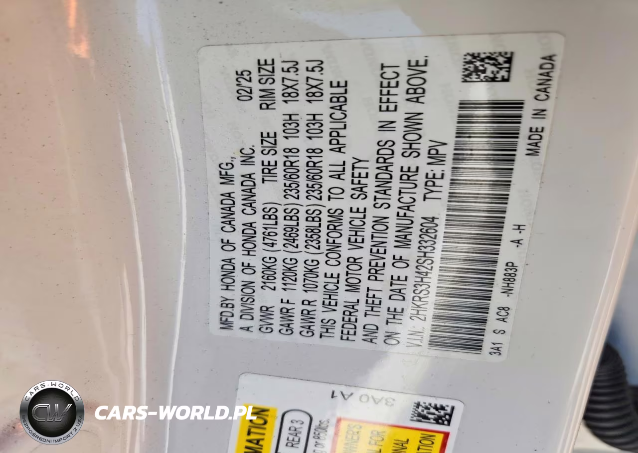 2025 Honda Cr-V Ex VIN:2HKRS3H42SH332604 - 12