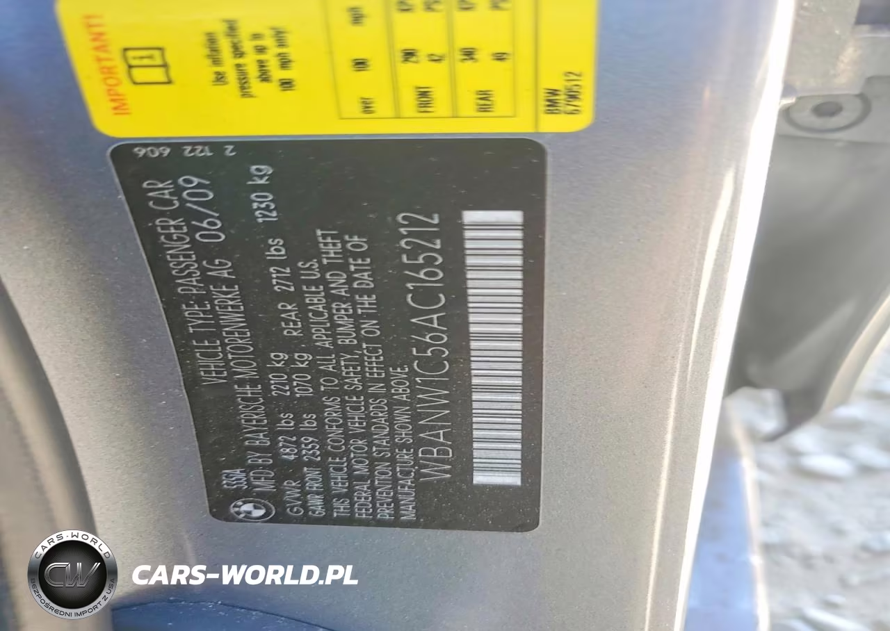 2010 BMW 535 I VIN:WBANW1C56AC165212 - 12