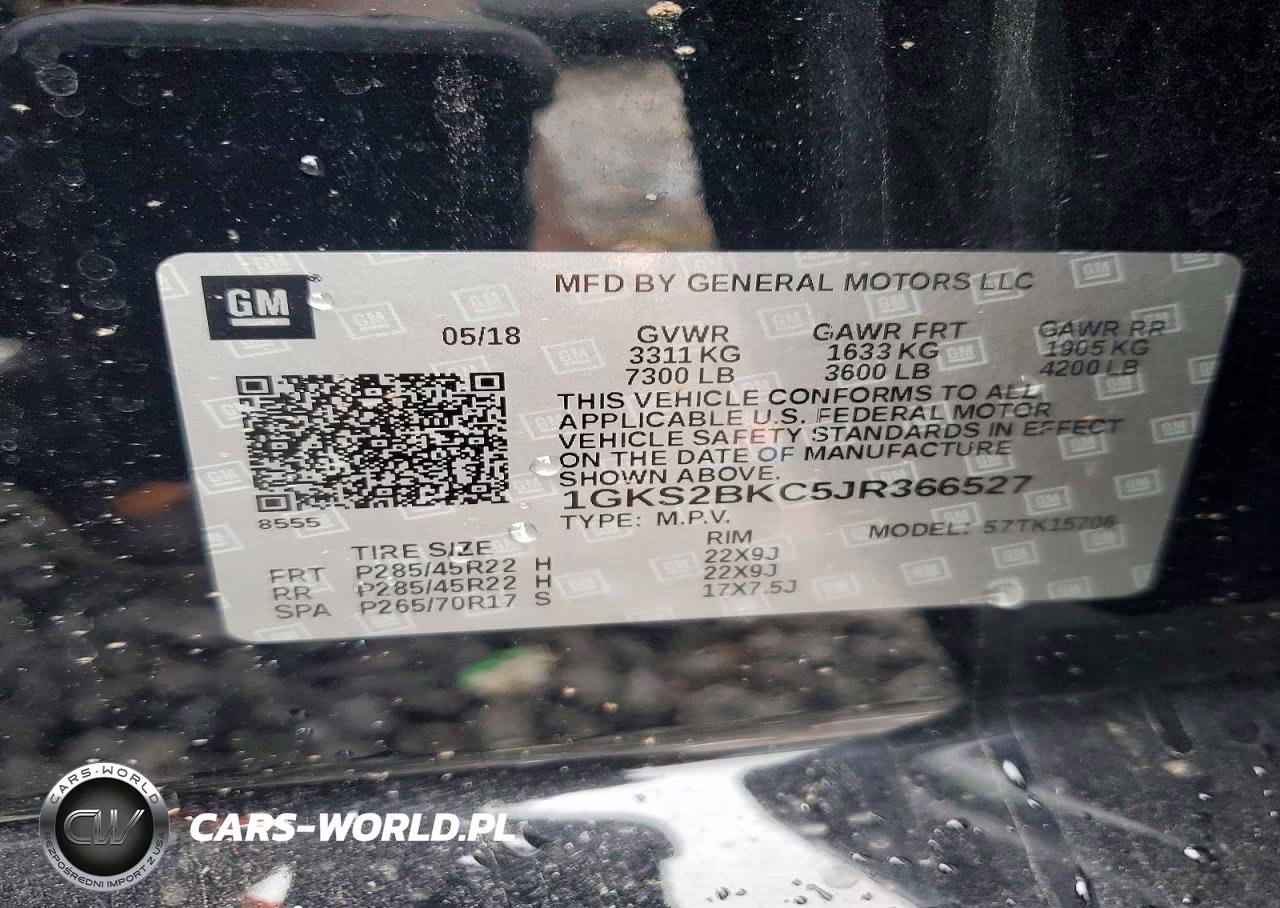 2018 GMC Yukon Slt VIN:1GKS2BKC5JR366527 - 13