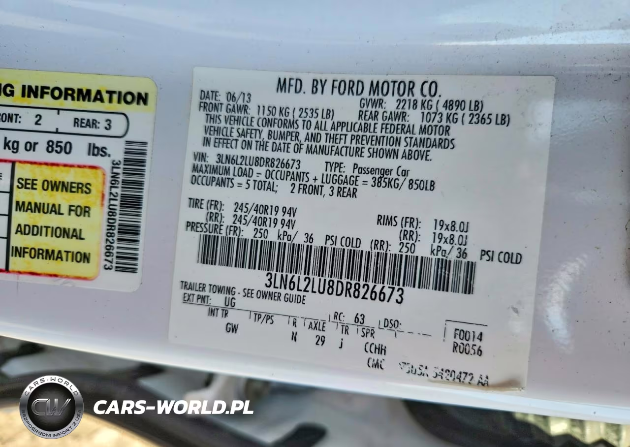 2013 Lincoln Mkz VIN:3LN6L2LU8DR826673 - 12