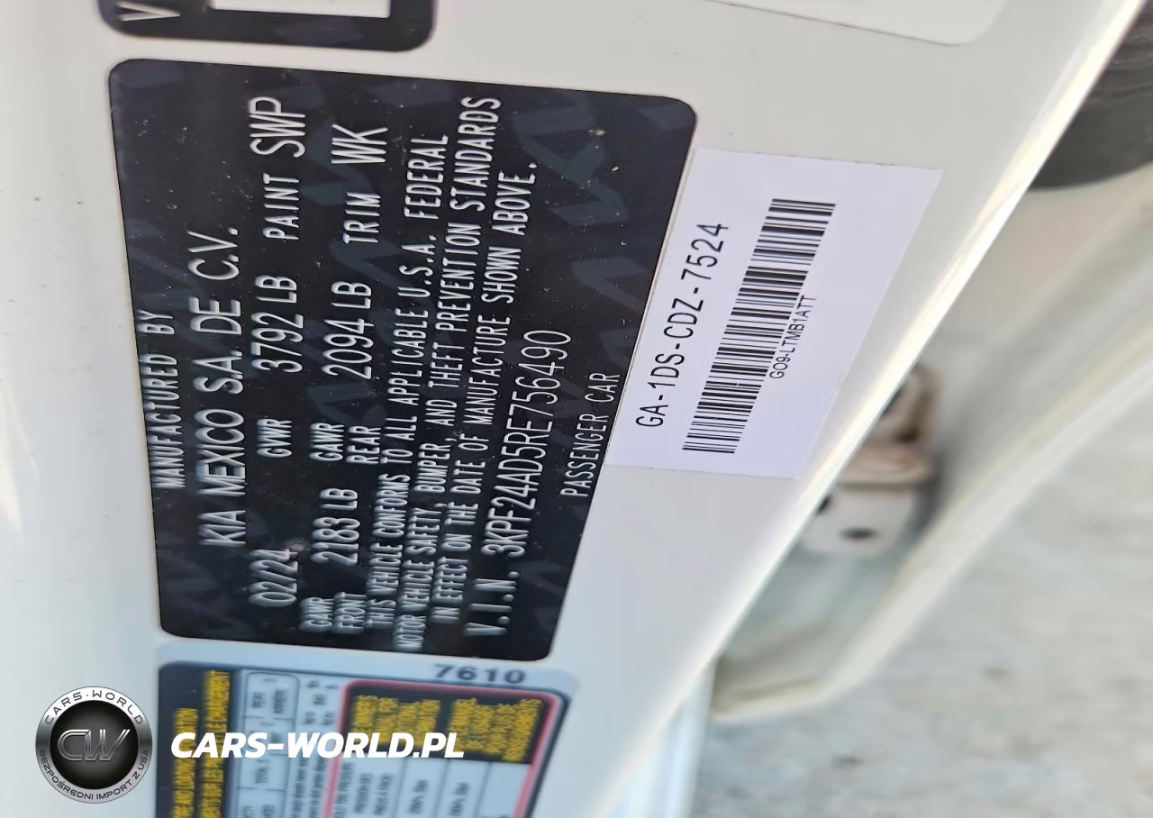 2024 Kia Forte Lxs VIN:3KPF24AD5RE756490 - 12