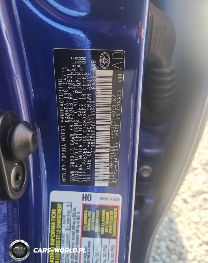 2015 Toyota Corolla S Plus VIN:2T1BURHE3FC403969 - 13