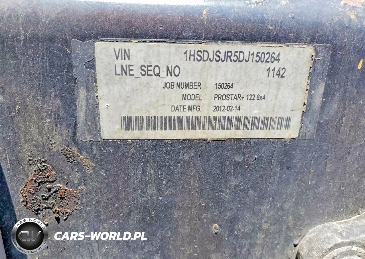2013 International Prostar Truck Cab And Chassis VIN:1HSDJSJR5DJ150264 - 10