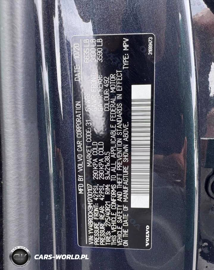 2021 Volvo Xc90 T8 Recharge Inscription Express VIN:YV4BR0CK9M1700107 - 14