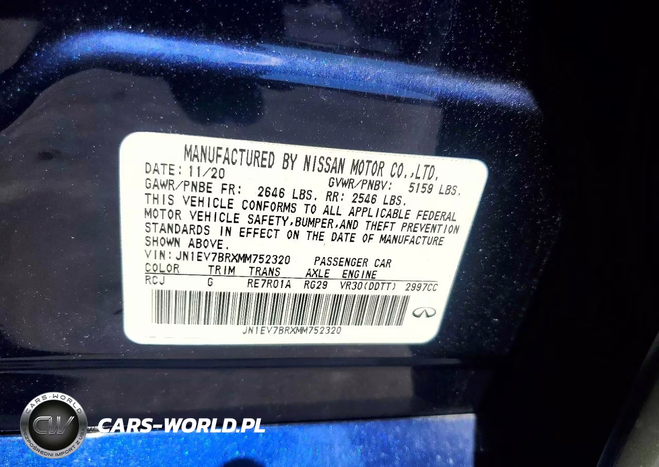 2021 Infiniti Q50 Luxe VIN:JN1EV7BRXMM752320 - 12