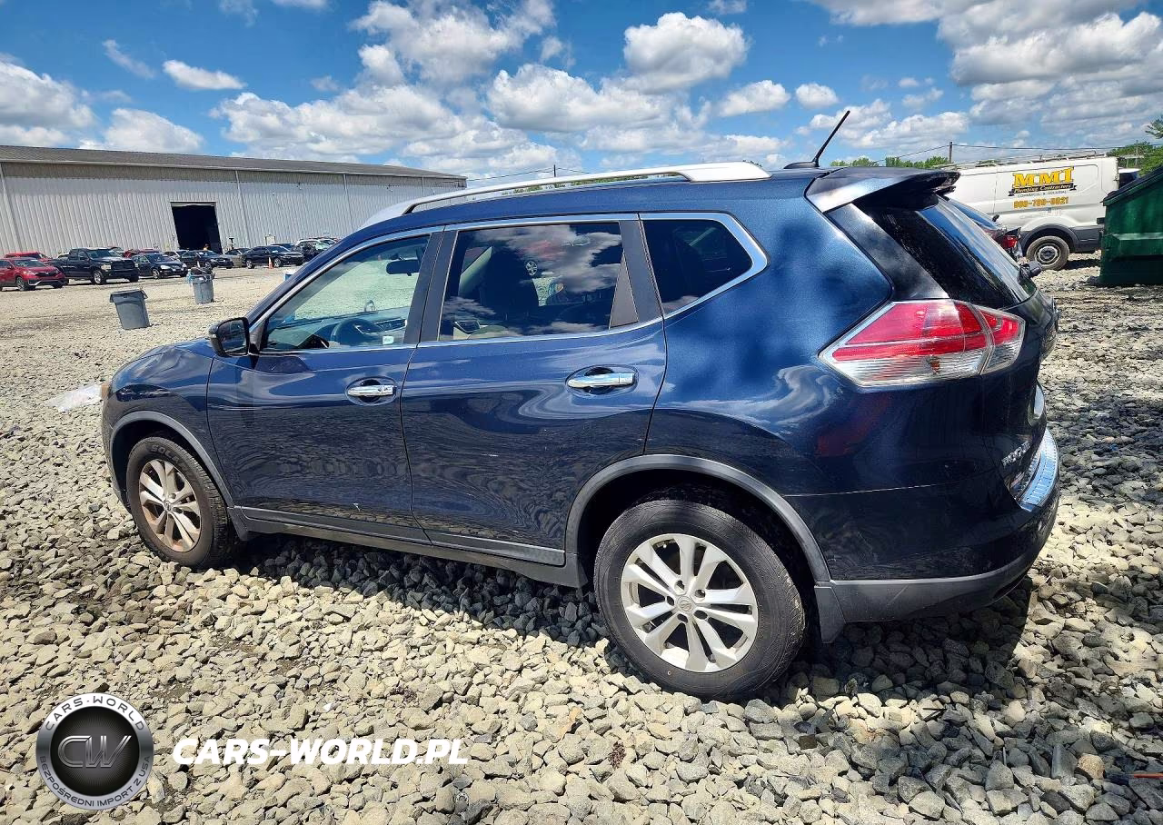 2016 Nissan Rogue Sv VIN:KNMAT2MVXGP605920 - 2