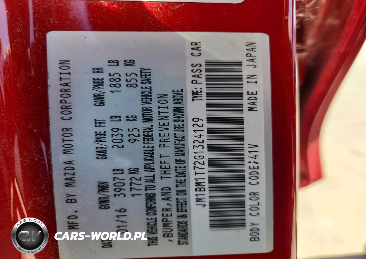2016 Mazda 3 Sport VIN:JM1BM1T72G1324129 - 12
