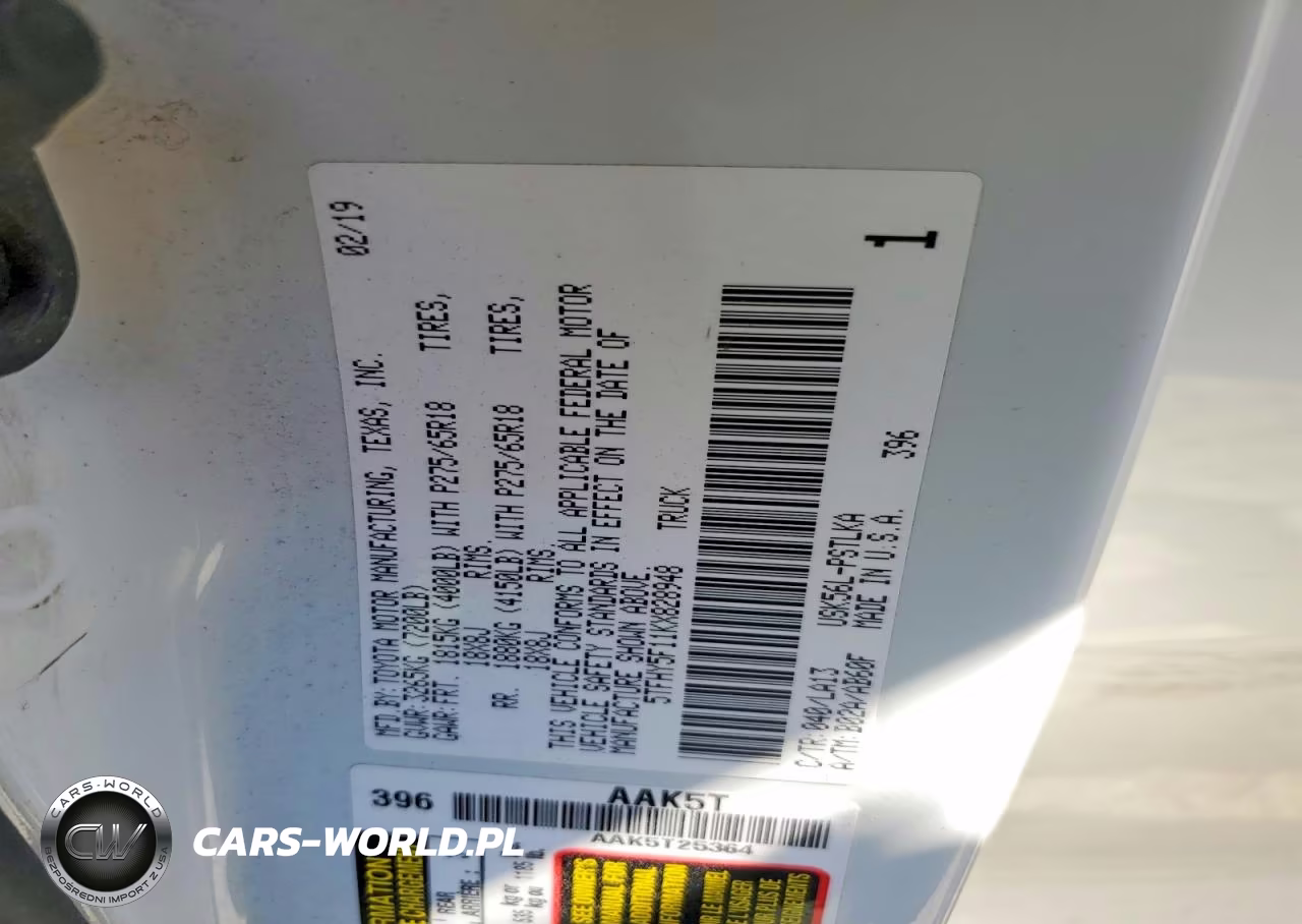 2019 Toyota Tundra Crewmax Limited VIN:5TFHY5F11KX828948 - 12