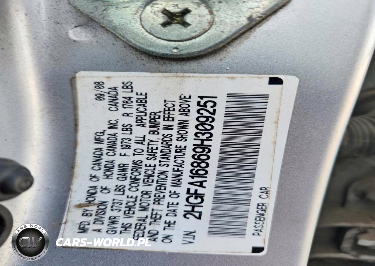 2009 Honda Civic Ex VIN:2HGFA16869H309251 - 12