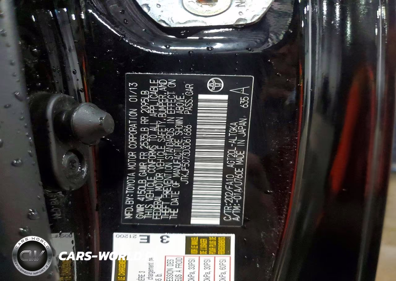 2013 Scion Tc Base VIN:JTKJF5C73D3061686 - 12