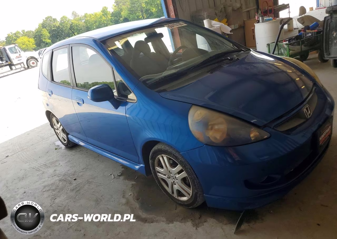 2007 Honda Fit S VIN:JHMGD38627S049307 - 4