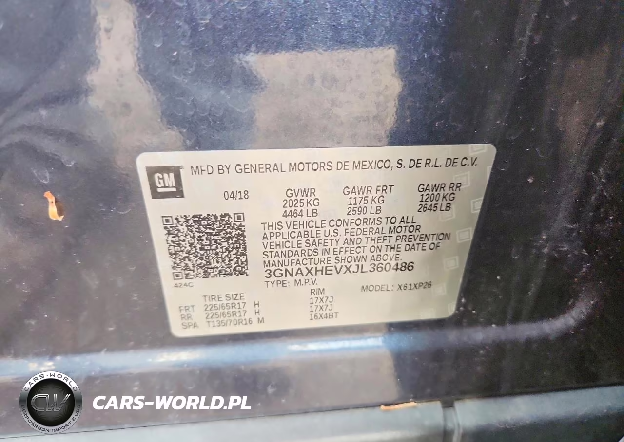 2018 Chevrolet Equinox Ls VIN:3GNAXHEVXJL360486 - 13