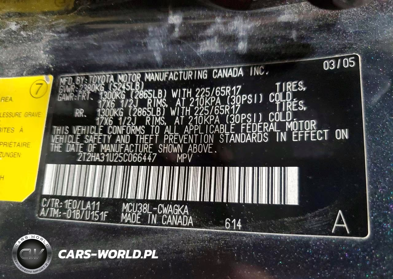 2005 Lexus Rx 330 VIN:2T2HA31U25C066447 - 13