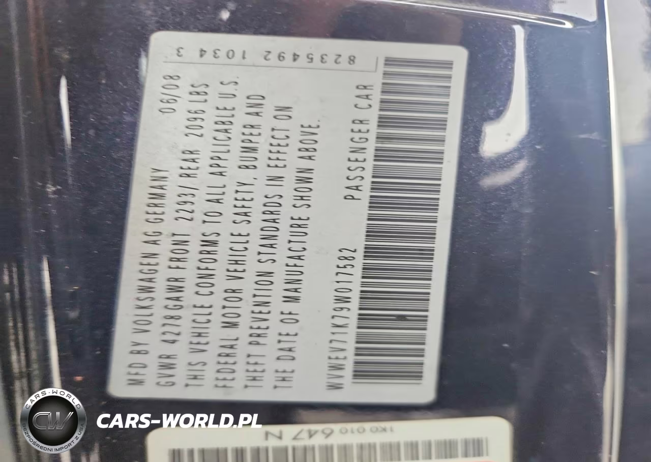 2009 Volkswagen Gti VIN:WVWEV71K79W017582 - 12