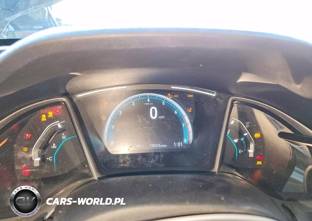 2020 Honda Civic Ex VIN:19XFC1F39LE005220 - 9
