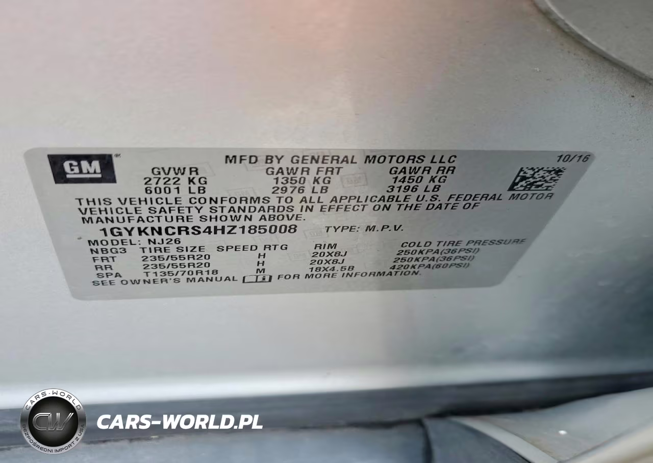 2017 Cadillac Xt5 Premium Luxury VIN:1GYKNCRS4HZ185008 - 12