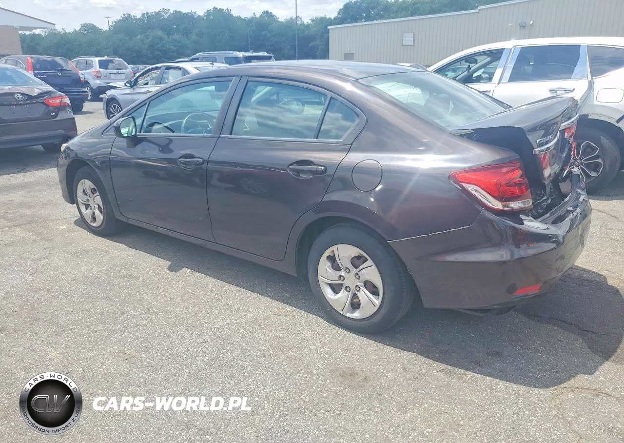 2014 Honda Civic Lx VIN:2HGFB2F57EH510756 - 2