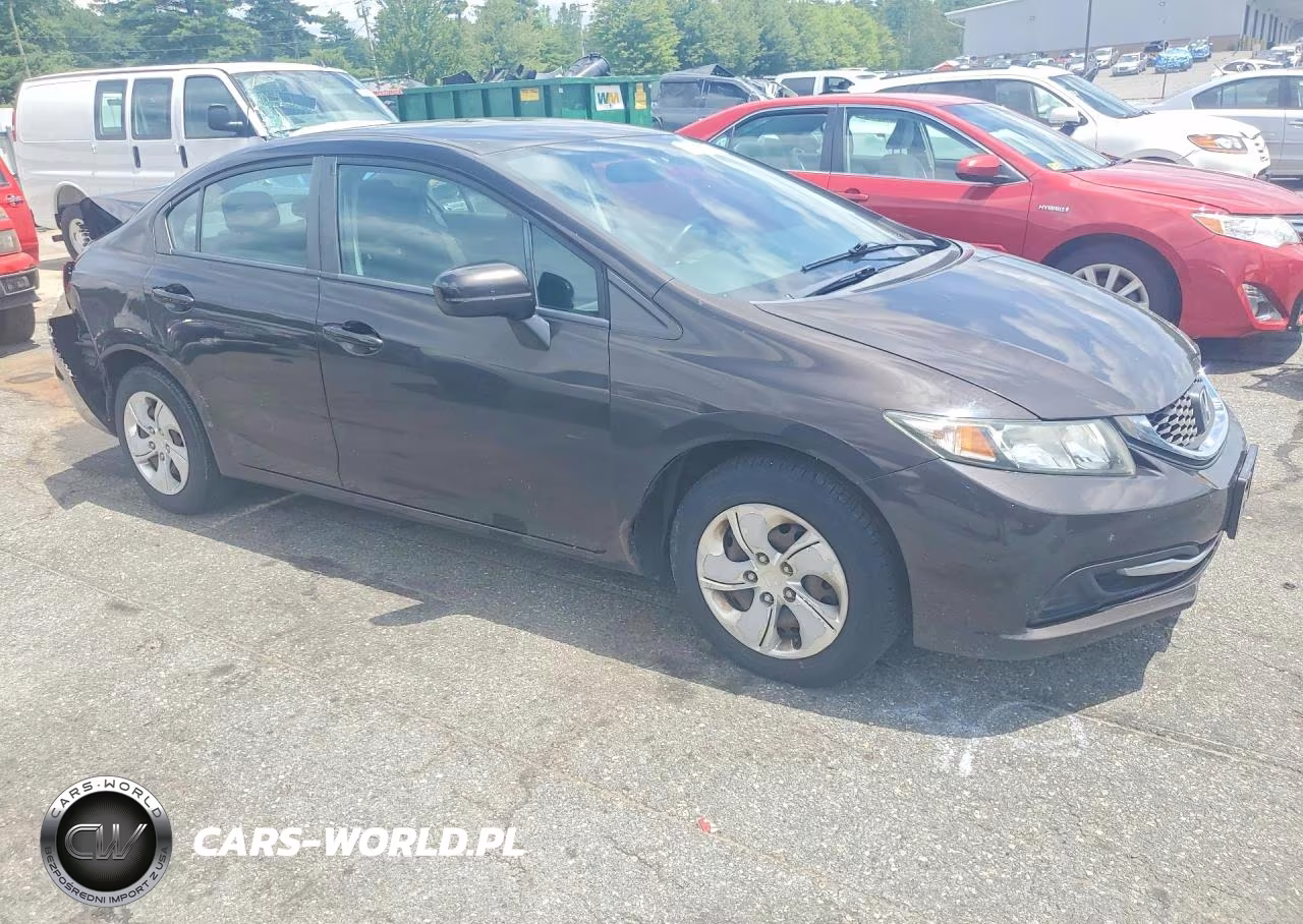 2014 Honda Civic Lx VIN:2HGFB2F57EH510756 - 4