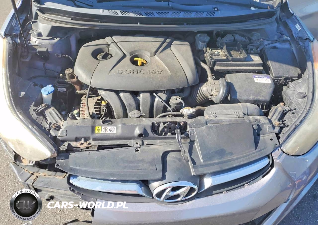2013 Hyundai Elantra Gls VIN:KMHDH4AE3DU615096 - 11