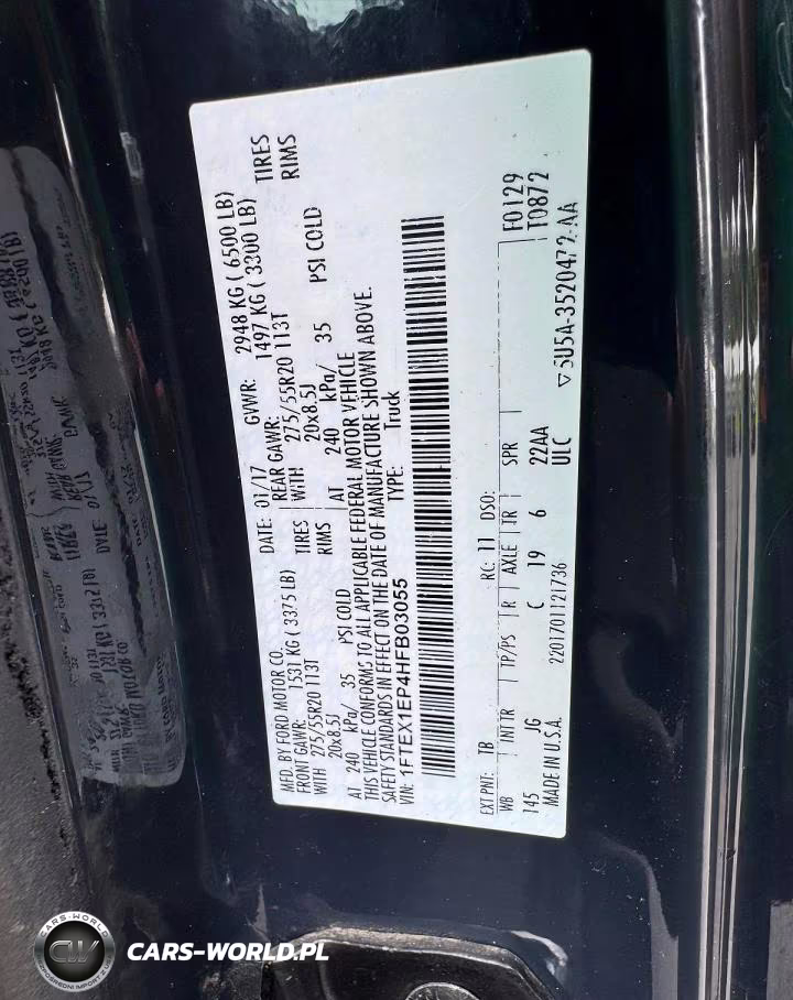 2017 Ford F150 Super Cab VIN:1FTEX1EP4HFB03055 - 12