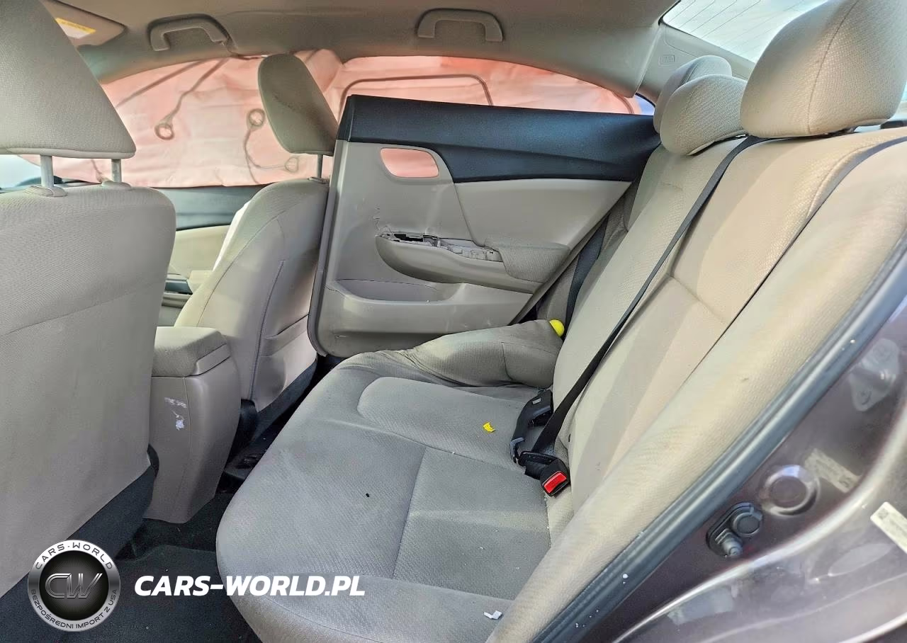 2013 Honda Civic Lx VIN:19XFB2F50DE031524 - 10