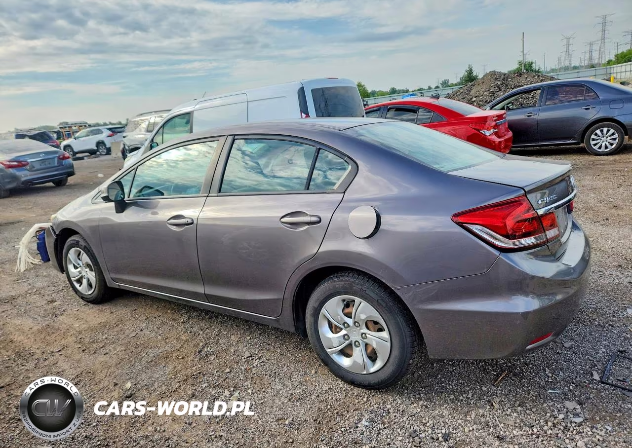 2013 Honda Civic Lx VIN:19XFB2F50DE031524 - 2