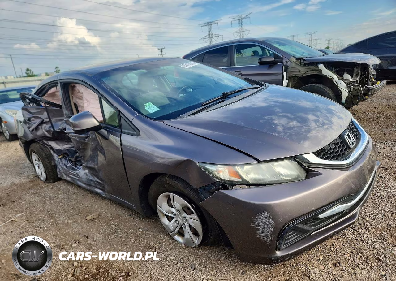 2013 Honda Civic Lx VIN:19XFB2F50DE031524 - 4