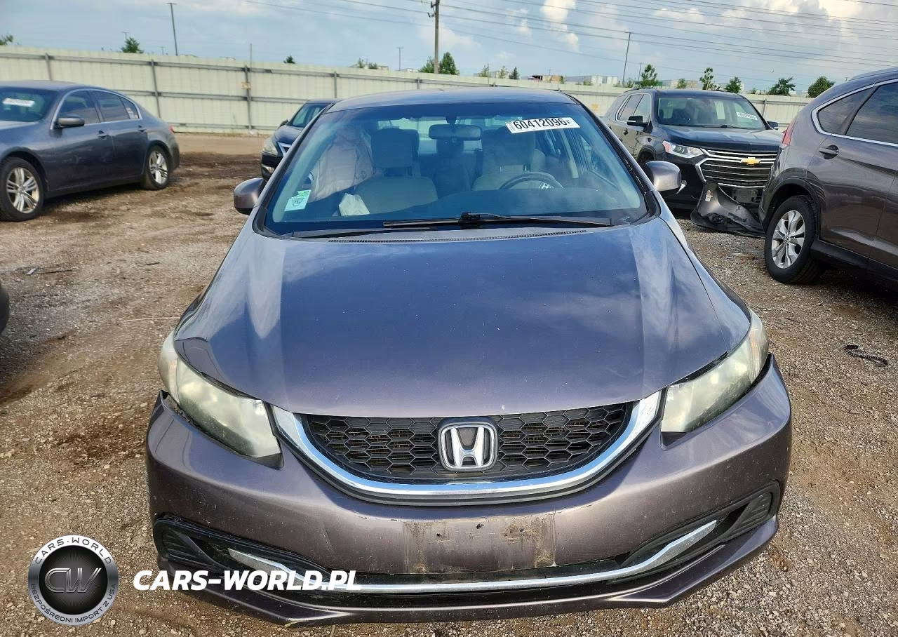 2013 Honda Civic Lx VIN:19XFB2F50DE031524 - 5