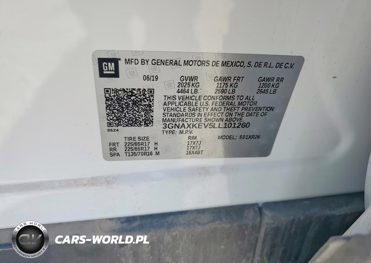 2020 Chevrolet Equinox Lt VIN:3GNAXKEV5LL101260 - 13