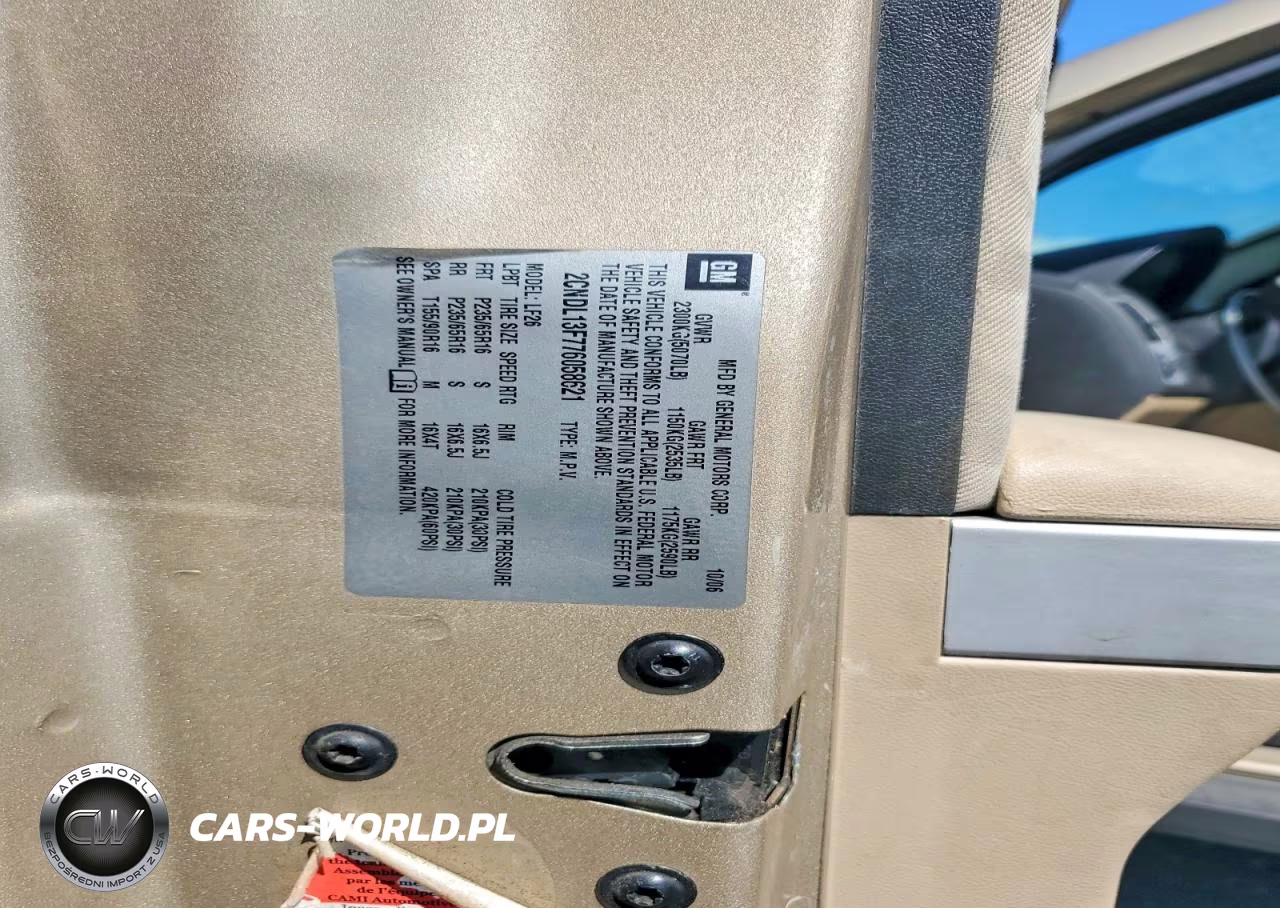 2007 Chevrolet Equinox Ls VIN:2CNDL13F776058621 - 13