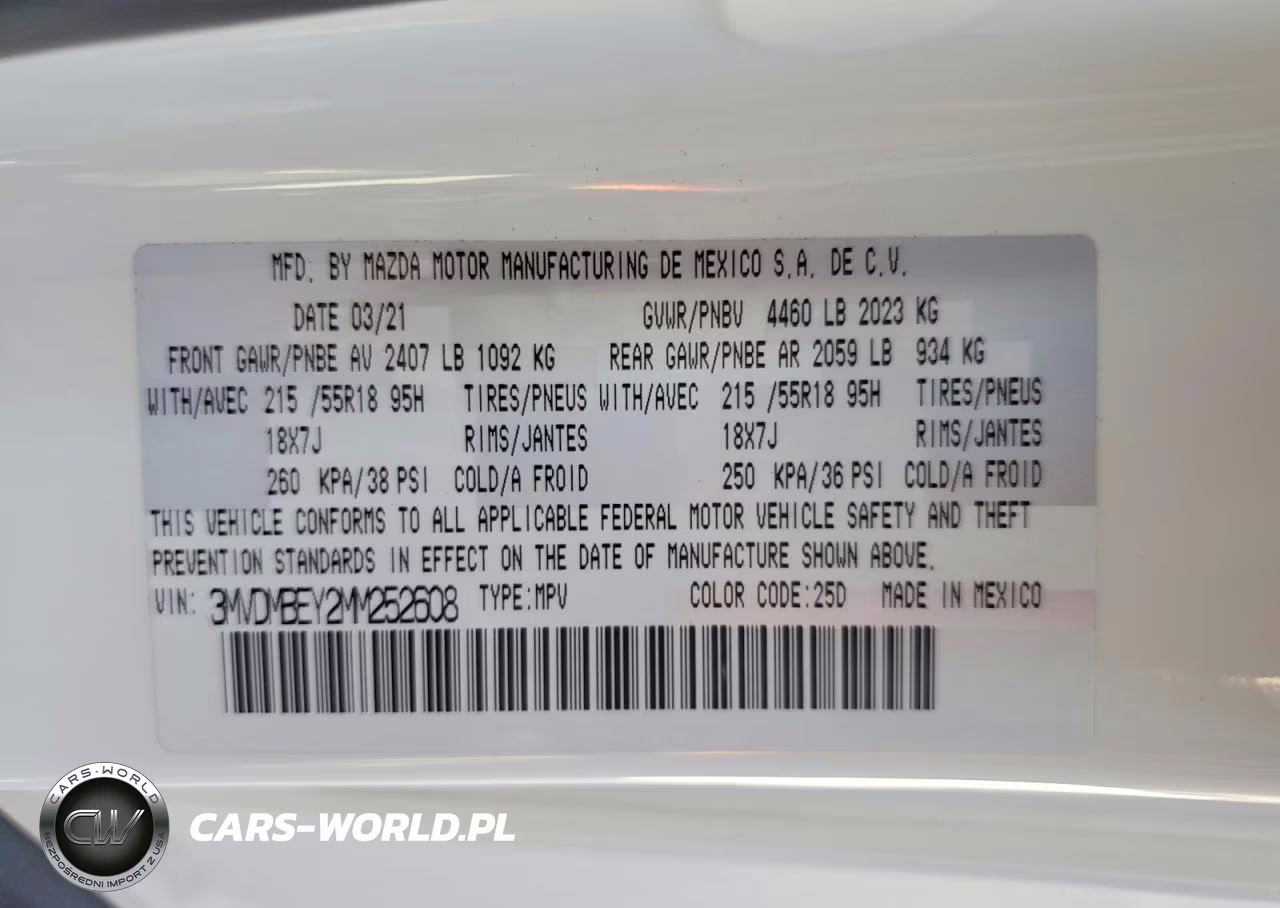 2021 Mazda Cx-30 Premium Plus VIN:3MVDMBEY2MM252608 - 13