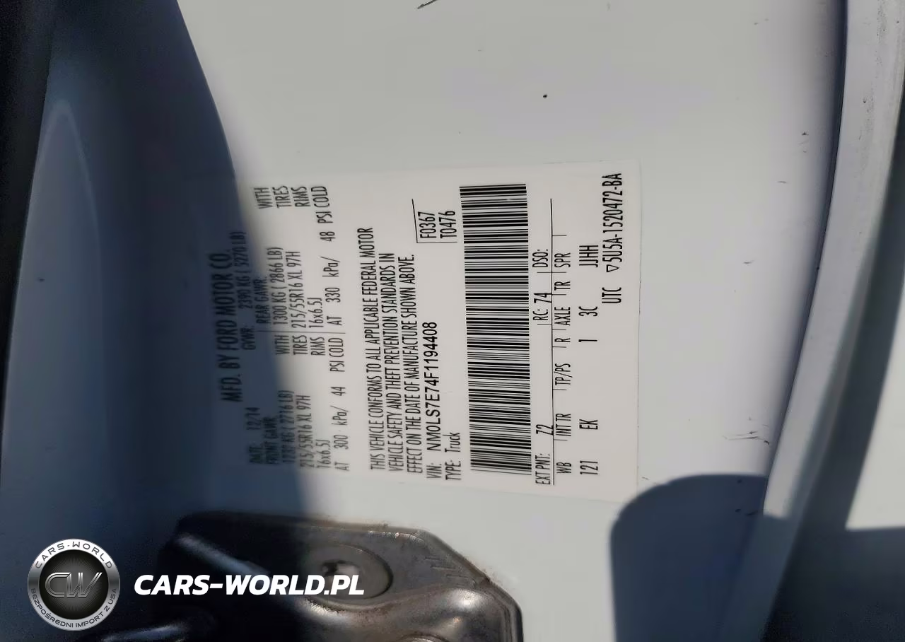 2015 Ford Transit Connect Xl Delivery Van VIN:NM0LS7E74F1194408 - 13